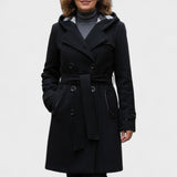 Leona | Double-Breasted Long Coat