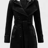 Leona | Double-Breasted Long Coat