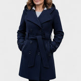 Leona | Double-Breasted Long Coat
