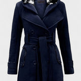 Leona | Double-Breasted Long Coat