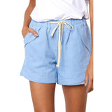 Luna | Button-Front High-Waist Shorts