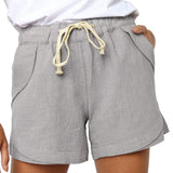 Luna | Button-Front High-Waist Shorts
