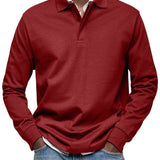 Monty | Navy Long-Sleeve Polo Shirt