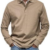Monty | Navy Long-Sleeve Polo Shirt