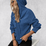 Maya | Navy Chunky Button Cardigan