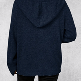 Maya | Navy Chunky Button Cardigan