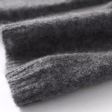 Maya | Charcoal Soft-Knit V-Neck Cardigan