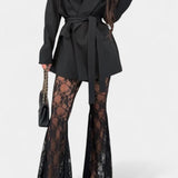 Melody | Blazer & Lace Trouser Set