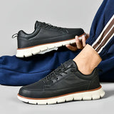 Marcus | Navy Casual Trainers