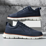 Marcus | Navy Casual Trainers