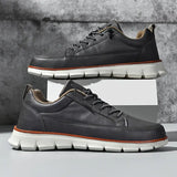 Marcus | Navy Casual Trainers