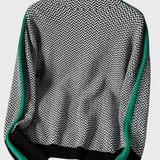 Marie | Herringbone Roll-Neck Jumper