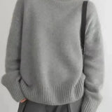 Meg | Ivory Roll-Neck Jumper