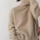 Meg | Ivory Roll-Neck Jumper