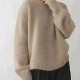 Meg | Ivory Roll-Neck Jumper