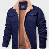 Miles | Black Sherpa-Lined Jacket