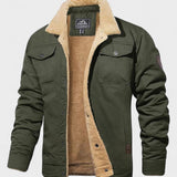 Miles | Black Sherpa-Lined Jacket