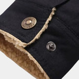 Miles | Black Sherpa-Lined Jacket