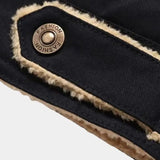 Miles | Black Sherpa-Lined Jacket