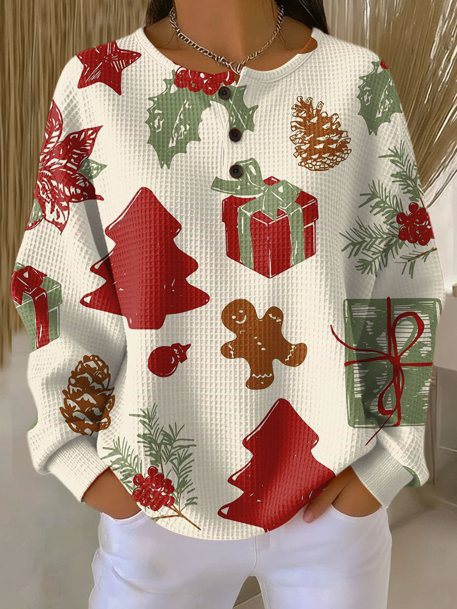 Thea | Christmas Gifts Print Jumper