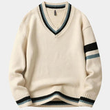 Ross | Black V-Neck Jumper