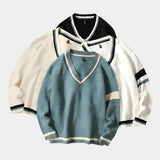 Ross | Black V-Neck Jumper