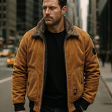 Rupert | Tan Corduroy-Look Jacket