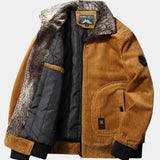 Rupert | Tan Corduroy-Look Jacket