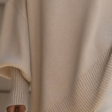 Rosie | Beige Oversized Knit Jumper