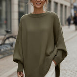 Rosie | Beige Oversized Knit Jumper