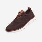 Edward | Cream Knit Trainers