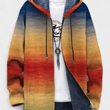 Tilly | Sunset Ombre Hooded Zip Jacket