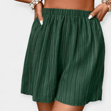 Thea | Pleated Wide-Leg Shorts
