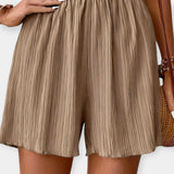 Thea | Pleated Wide-Leg Shorts