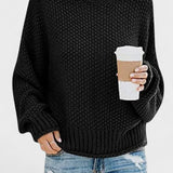 Vivien | Navy Textured Knit Jumper