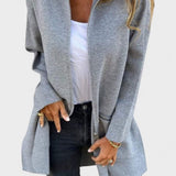 Verna | Soft Grey Layering Jacket
