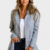 Verna | Soft Grey Layering Jacket