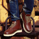 William | Burgundy Heritage Lace-Up Boots