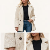 Ada | Cream Teddy Coat
