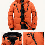 Archie | Orange Hooded Winter Parka