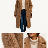 Bonnie | Camel Teddy Long Coat