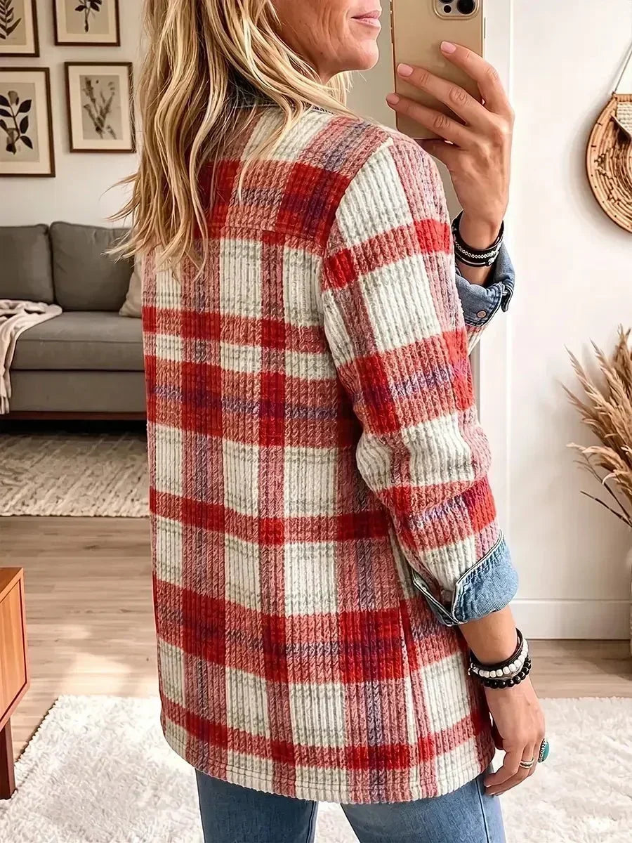 Eleanor | Vintage Patchwork Denim Jacket