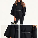 Lea | Belted Cape Jacket