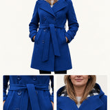 Leona | Double-Breasted Long Coat