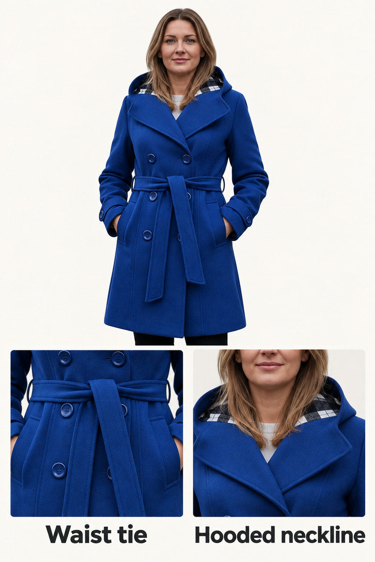 Leona | Double-Breasted Long Coat