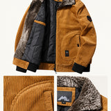 Rupert | Tan Corduroy-Look Jacket