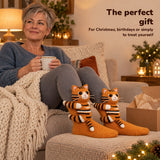 Sanne | Cuddle Socks Red Cat