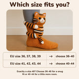 Sanne | Cuddle Socks Red Cat